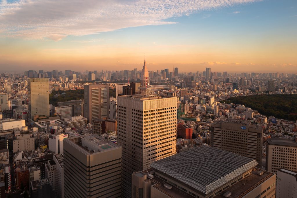 西新宿は上場企業が多い